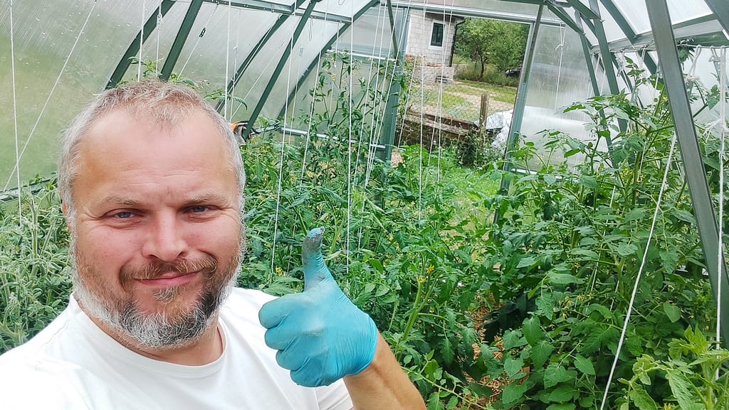 O NAS Adam w szklarni przy pomidorach – Facet od Szklarni