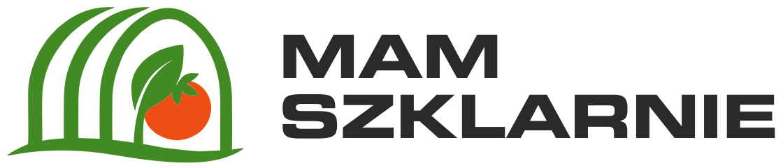 Mam Szklarnie – logo sklepu i portalu ogrodniczego o szklarniach, akcesoriach i uprawach warzyw, owoców i ziół w ogrodzie.